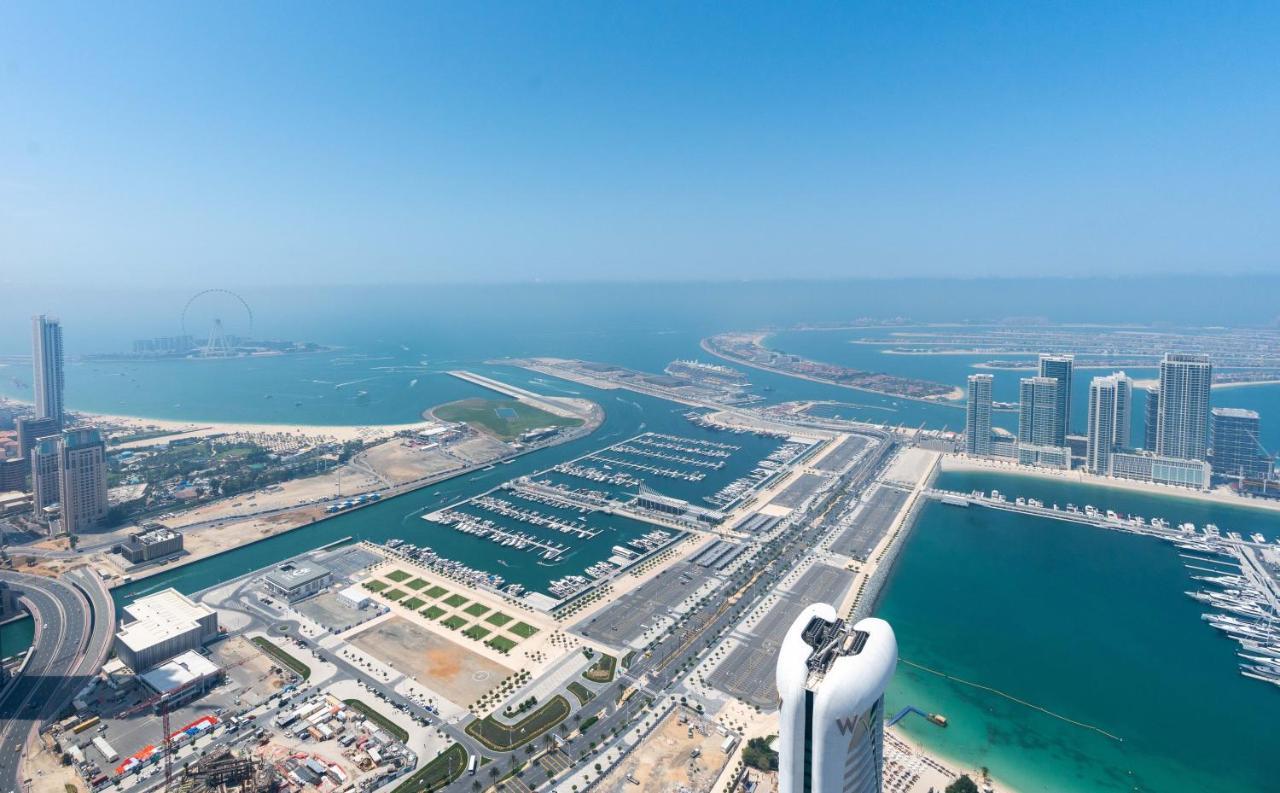 White Sage - Incredible Full Sea And Dubai Eye View In Marina Apartman Kültér fotó