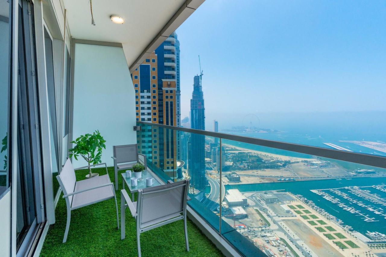 White Sage - Incredible Full Sea And Dubai Eye View In Marina Apartman Kültér fotó